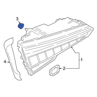 Audi OE - Tail Light Nut