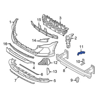 Audi OE - Front Left Bumper Guide
