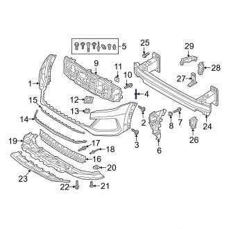 Audi Q8 OEM Bumpers | Genuine Front & Rear Bumpers — CARiD.com