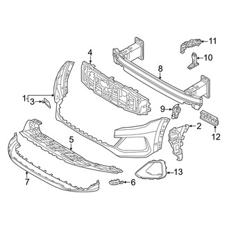 Audi OE - Front Bumper & Grille - Bumper & Components (With S Line Type)
