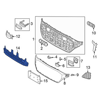 Audi OE - Front Lower Grille