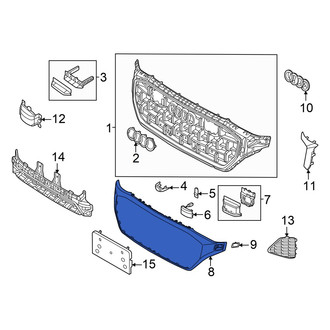 Audi OE - Front Grille Molding