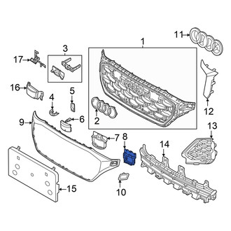 Audi OE - Grille Molding Bracket