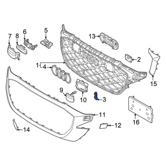 Audi OE - Front Left Lower Grille Molding