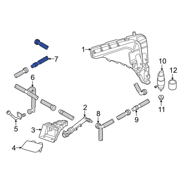 Headlight Washer Hose