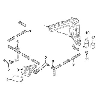 Audi OE - Front Lamps - Washer Components