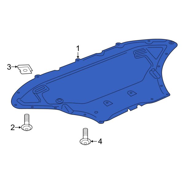 Radiator Support Splash Shield
