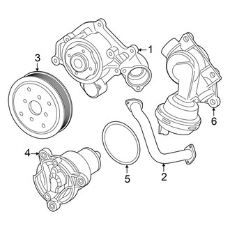 Audi OE - Cooling - Water Pump (Premium / Premium Plus / Prestige)