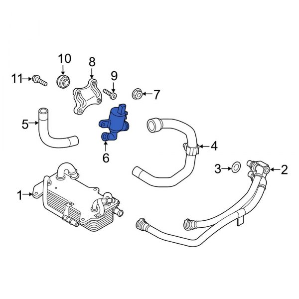 Automatic Transmission Oil Cooler Control Valve