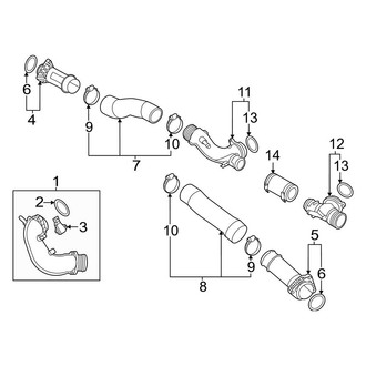 Audi OE - Cooling - Intercooler (Pipes & Hoses)