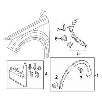 Audi OE - Fender - Exterior Trim
