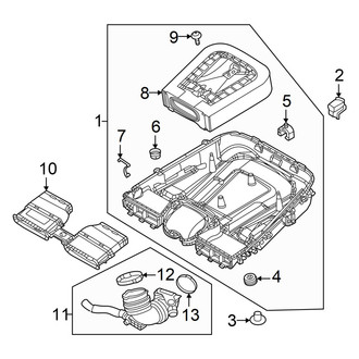 Audi OE - Engine / Transaxle - Air Intake (Premium Plus / Prestige)