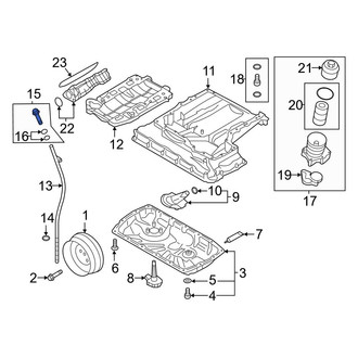 Audi OE - Engine Oil Dipstick Tube Cap