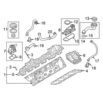 Audi OE - Engine / Transaxle - Valve & Timing Covers