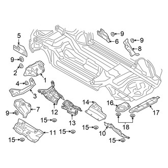 Audi OE - Exhaust System - Heat Shields