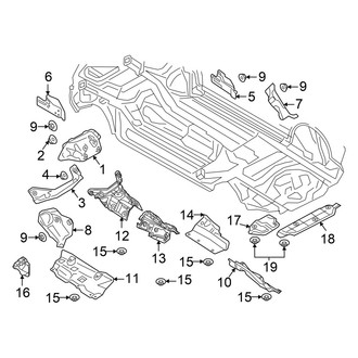 Audi OE - Exhaust System - Heat Shields