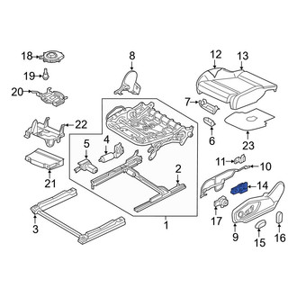 Audi OE - Front Left Power Seat Switch