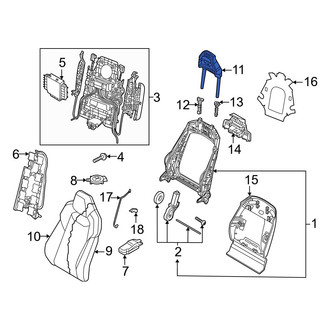 Audi OE - Rear Center Headrest