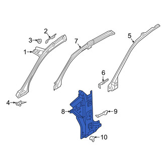Audi OE - Left Lower Inner Body A-Pillar