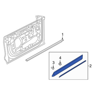 Audi OE - Front Right Door Molding