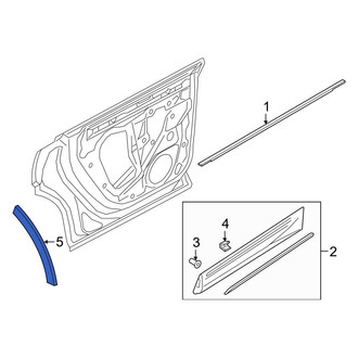 Audi OE - Rear Right Rearward Wheel Arch Molding