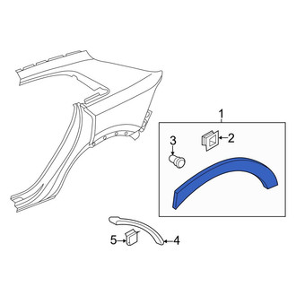 Audi OE - Front Left Wheel Arch Molding