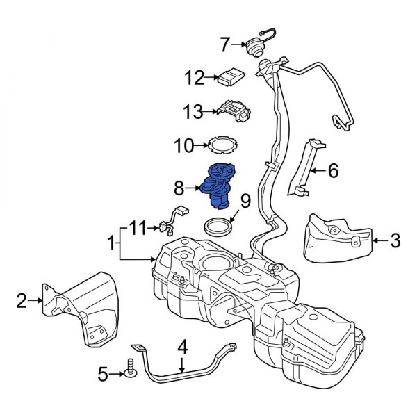 Fuel Pump and Strainer Set