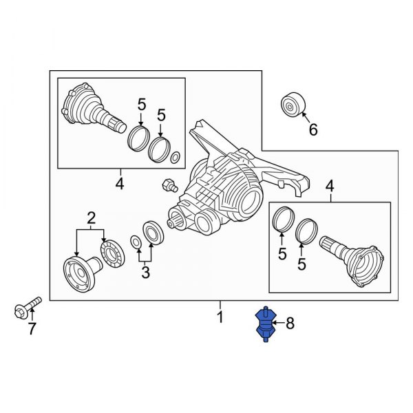 Differential Housing Insulator