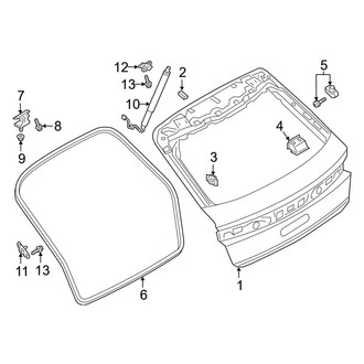 Audi OE - Lift Gate - Gate & Hardware