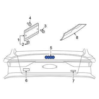 Audi OE - Rear Hatch Emblem
