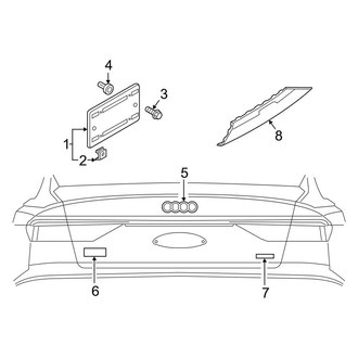 Audi OE - Lift Gate - Exterior Trim