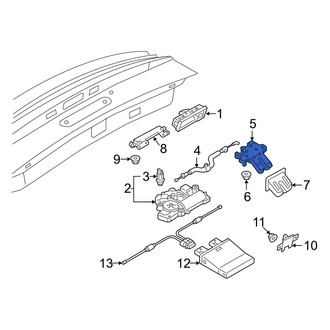 Audi OE - Rear Liftgate Latch