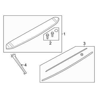Audi OE - Lift Gate - Spoiler