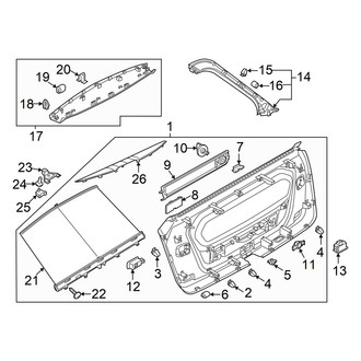Audi OE - Lift Gate - Interior Trim