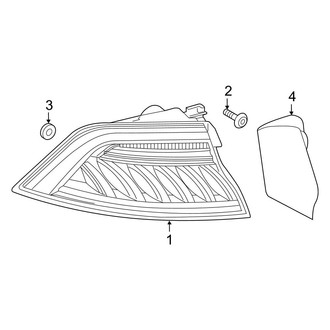 Audi OE - Rear Lamps - Combination Lamps (On Body)