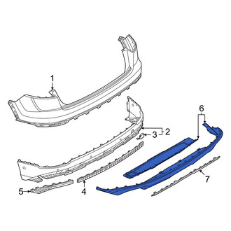 Audi OE - Rear Lower Spoiler