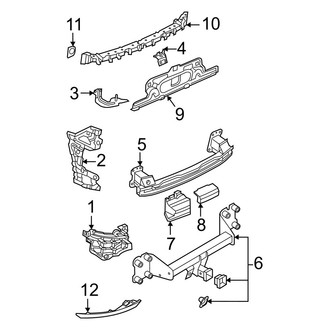 Audi OE - Rear Bumper - Bumper & Components (Bumper Code: 2K0, 2K1, Mount Components), (Premium / Premium Plus / Prestige)
