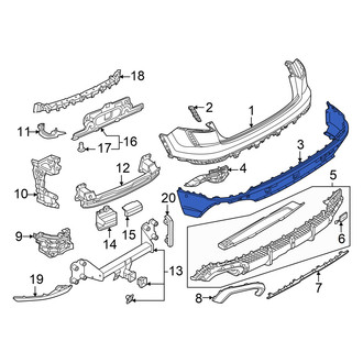 Audi OE - Rear Lower Bumper Cover