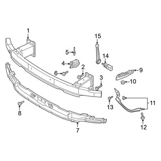 Audi OE - Front Bumper & Grille - Bumper Cover (Mount Components)