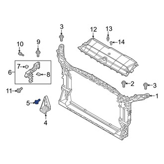 Audi OE - Radiator Mount Bolt