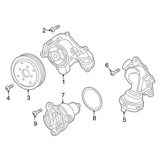 Audi OE - Cooling - Water Pump