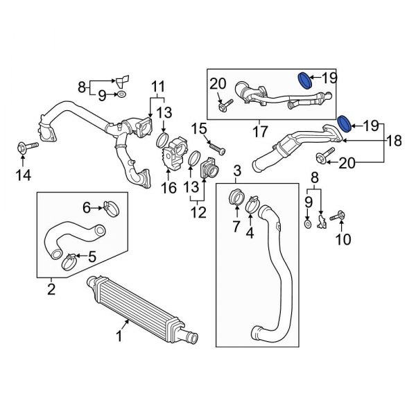 Intercooler Tube Seal