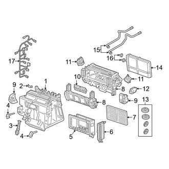 Audi OE - Air Conditioner & Heater - Evaporator & Heater Components