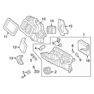 Audi OE - Air Conditioner & Heater - Blower Motor & Fan