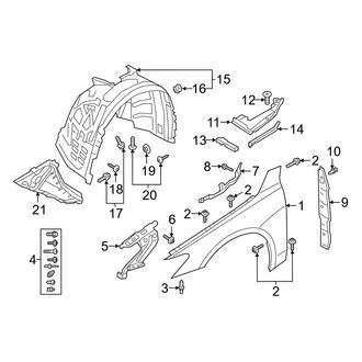 Audi OE - Fender & Components (Wagon)