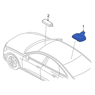 Audi OE - Radio Antenna Assembly