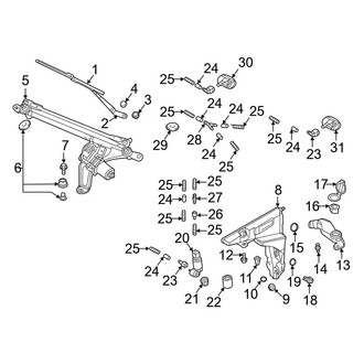 Audi OE - Windshield - Wiper & Washer Components