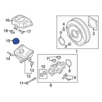 Audi OE - Brake Master Cylinder Reservoir Cap