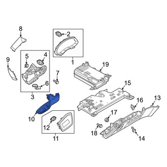 Audi OE - Left Upper Instrument Panel Trim Panel