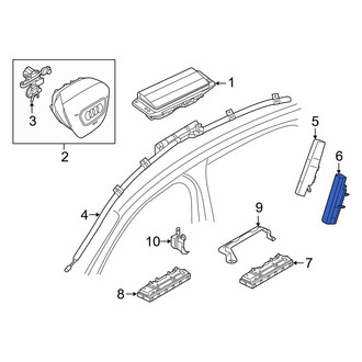 Audi OE - Rear Left Seat Air Bag